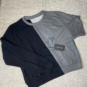 Black + Gray Strut This REVOLVE Sweatshirt